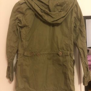 J crew army colored green jacket